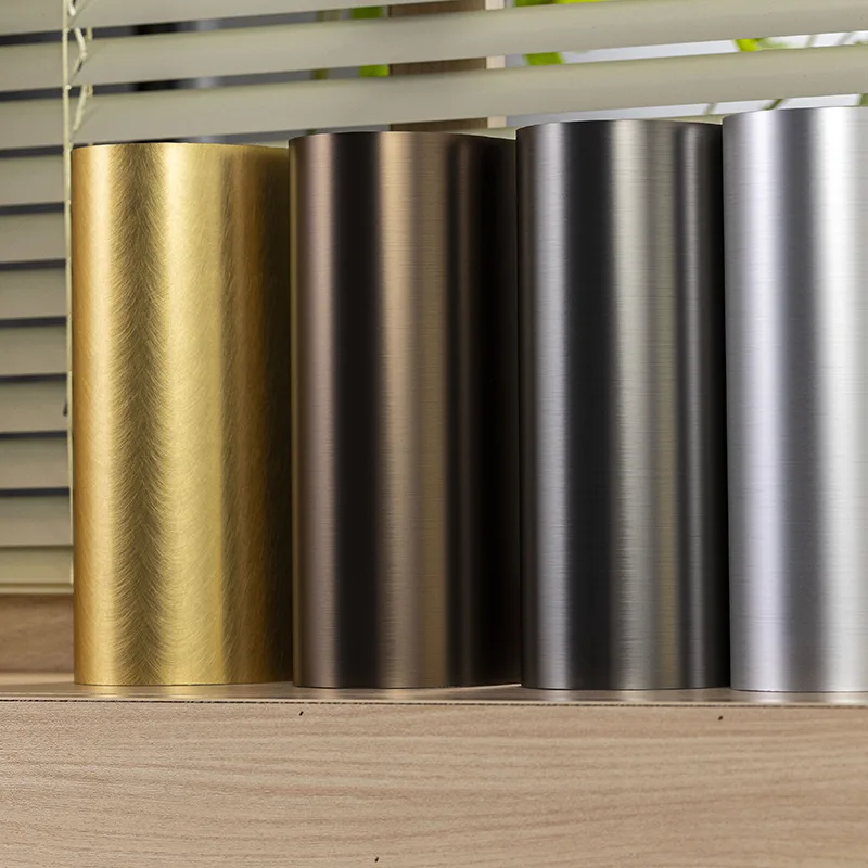 Stenska plošča iz trdnih bambusovih vlaken s kovinsko teksturo