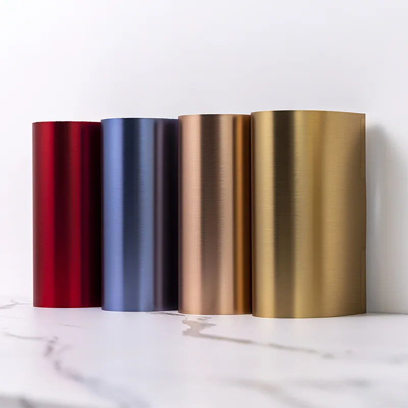 Stenska plošča iz trdnih bambusovih vlaken s teksturo PET